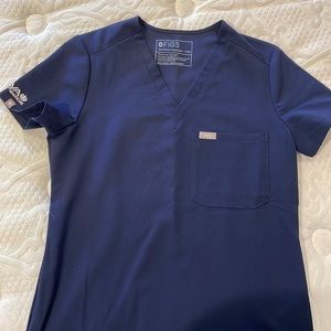 COPY - Figs single pocket scrub top, XXS